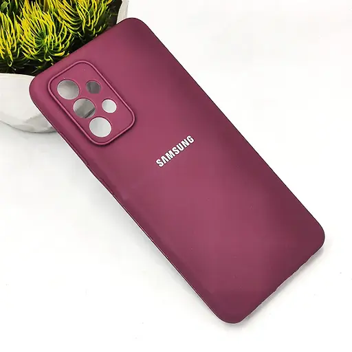 [PO23BSA32-1-21] Samsung A32 Original Official Case Mobile Pouch (Maroon)