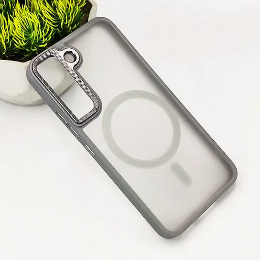 [PO6BSS22-19-36] Samsung Galaxy S22 MagSafe 3D Matte Back Case (Natural Titanium)