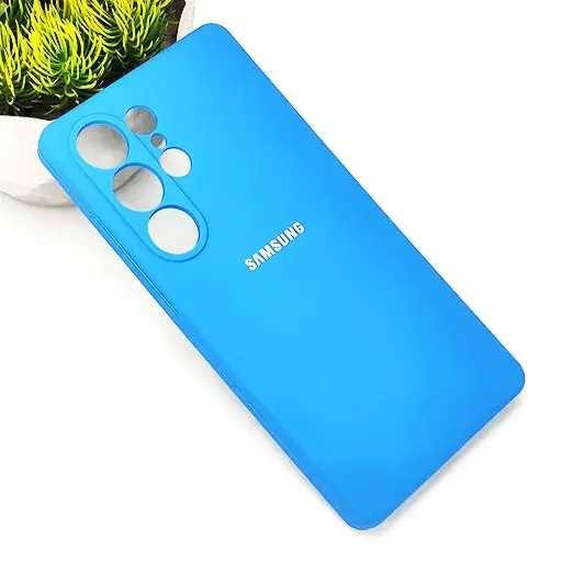 [PO23BSS25U-1-16] Samsung Galaxy S25 Ultra Official Soft Silky Back Case (Sky Blue)