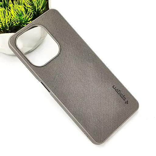 [PO32BOA5PR-16-9] Oppo A5 Pro 4G Spigen Hard Dotted Leather Back Case (Gray)