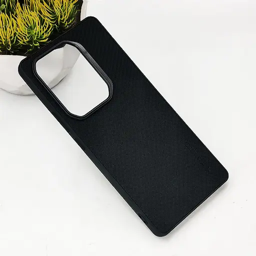 [PO32BINOT50-16-2] Infinix Note 50 Pro 4G|Note 50 4G Spigen Hard Dotted Leather Back Case (Black)