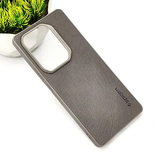 [PO32BINOT50-16-9] Infinix Note 50 Pro 4G|Note 50 4G Spigen Hard Dotted Leather Back Case (Gray)