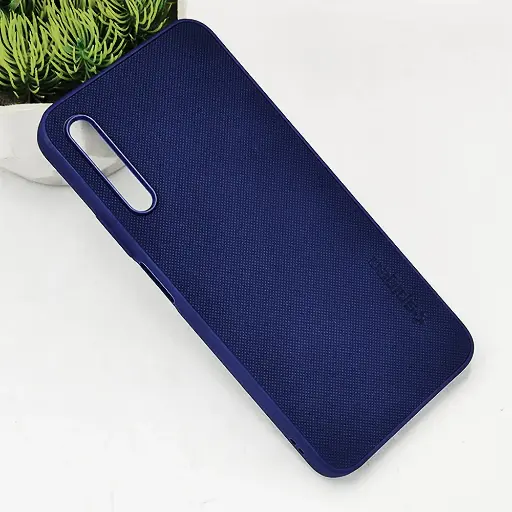 [PO32BHUY9S-16-17] Huawei Y9s|Honor 9X|Honor 9X Pro|P Smart Pro Spigen Hard Dotted Leather Back Case (Navy Brown)