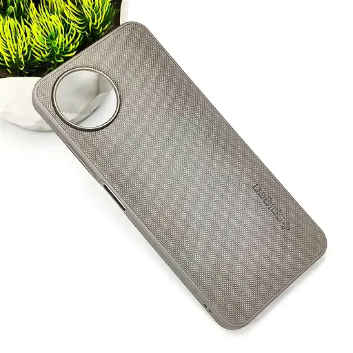 [PO32BITS23-16-9] iTel S23 4G Spigen Hard Dotted Leather Back Case (Gray)