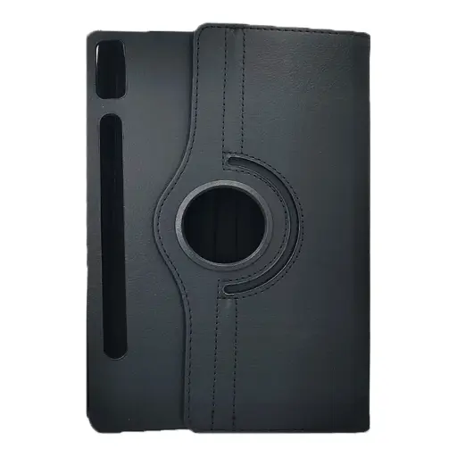 [PO47FBSS9PL12.4"5-2] Samsung Galaxy Tab S9 Plus 12.4" Rotate Tab Book Case (Black)