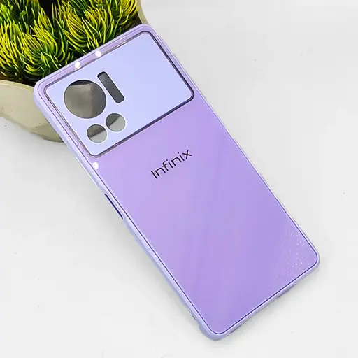 [PO43BINOT12VIP-1-29] Infinix Note 12 Vip Back Glass Case (Light Purple)