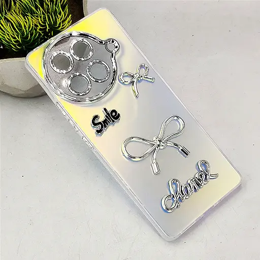 [PO8BTCMN30S-14-1] Tecno Camon 30S Fancy Chanel/Smile Mobile Back Case (White)