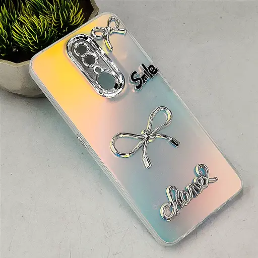 [PO8BOF11-14-1] Oppo F11 4G Fancy Chanel/Smile Back Case (White)