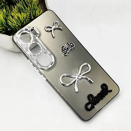 [PO8BVIY200-14-11]  Vivo Y200 4G|Y300 4G|V40 Lite 5G Fancy Chanel/Smile Mobile Back Case (Green)