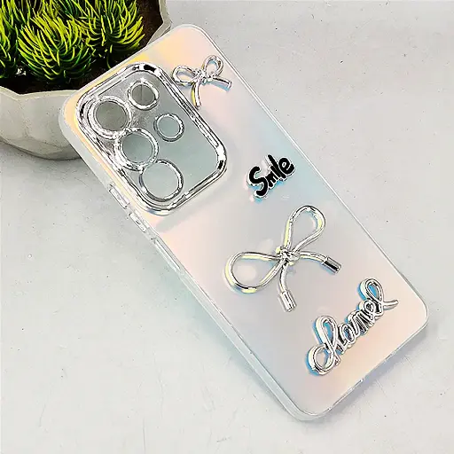 [PO8BVIY29-14-30]  Vivo Y29 4G Fancy Chanel/Smile Mobile Back Case (Crystal)