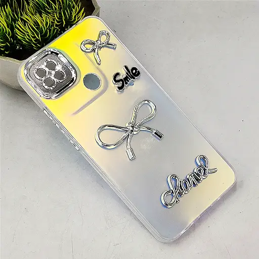 [PO8BMI9C-14-30] Xiaomi Redmi 9C|Redmi 10A|Poco C31 Fancy Chanel/Smile Mobile Back Case (Crystal)