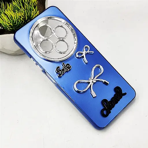 [PO8BMI14C-14-3] Xiaomi Redmi 14C|Poco C75 Fancy Chanel/Smile Back Case (Blue)