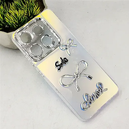 [PO8BISMRT7-14-30] Infinix Smart 7|Pop 7|Pop 7 Pro|Spark Go 2023 Fancy Chanel/Smile Back Case (Crystal)