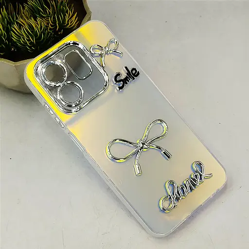 [PO8BIHOT50I-14-30] Infinix Hot 50i|Smart 9 HD|Smart 9 Fancy Chanel/Smile Back Case (Crystal)