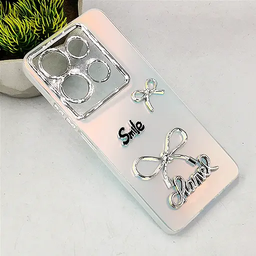 [PO8BINOT30-14-30] Infinix Note 30 4G|5G Fancy Chanel/Smile Back Case (Crystal)