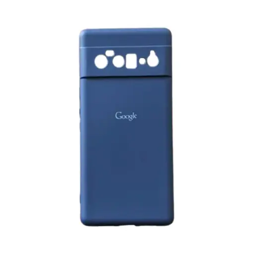 [PO23BGPXL6PR-3-3] Google Pixel 6 Pro Official Soft Silky Back Case (Blue)