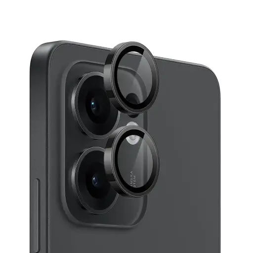 [PL14ORNO13F-3-2] Oppo Reno 13F Camera Rings - (Black) | Durable Protection for Your Lens 