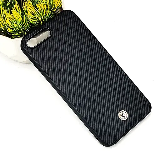 [PO54BIP7GPL-4-2] iPhone 7G Plus|8G Plus Spigen Logo 3D Carbon Fiber Texture Back Case (Black) 