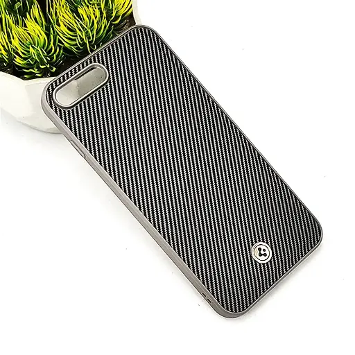 [PO54BIP7GPL-4-9] iPhone 7G Plus|8G Plus Spigen Logo 3D Carbon Fiber Texture Back Case (Gray)