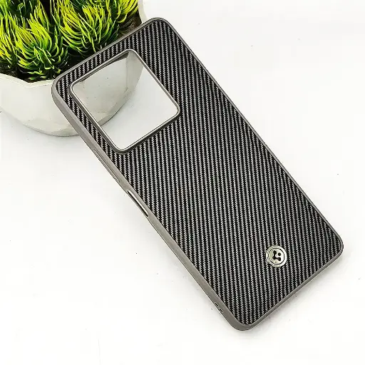 [PO54BINOT30PR-4-9] Infinix Note 30 Pro 4G Spigen Logo 3D Carbon Fiber Texture Back Case (Gray)