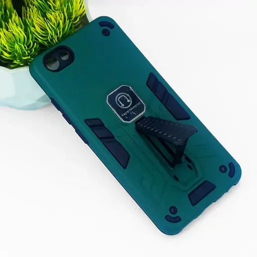 [PO39BVIY71-2-11] Vivo Y71 Armour Back Case (Green)
