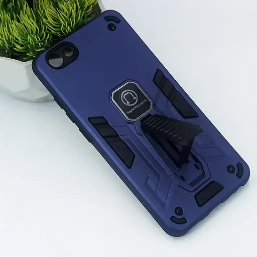 [PO39BVIY71-2-17] Vivo Y71 Armour Back Case (Navy Blue)