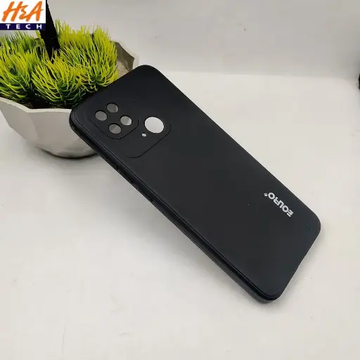 [PO14BMI10C-4-2] Xiaomi Redmi 10C|Poco C40 Eouro Soft Silicone Back Case (Black)