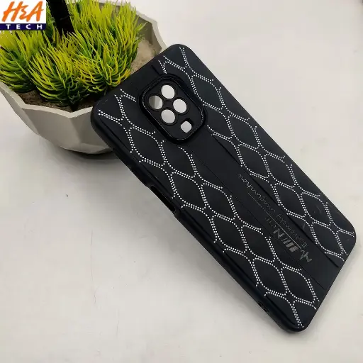 [PO14BMINOT9S-61-2] Xiaomi Redmi Note 9s|Note 9 Pro New Soft Silicone Back Case (Black)