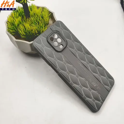 [PO14BMINOT9S-61-9] Gray Soft Silicone Back Case Xiaomi Redmi Note9 s / Note9 Pro Slim Protective Cover