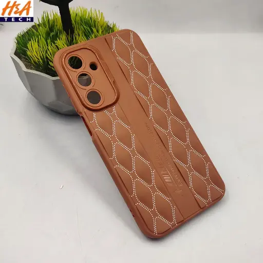 [PO14BSA16-61-13] Samsung Galaxy A16 (4G/5G) Soft Silicone Back Case (Brown) – Premium Cover