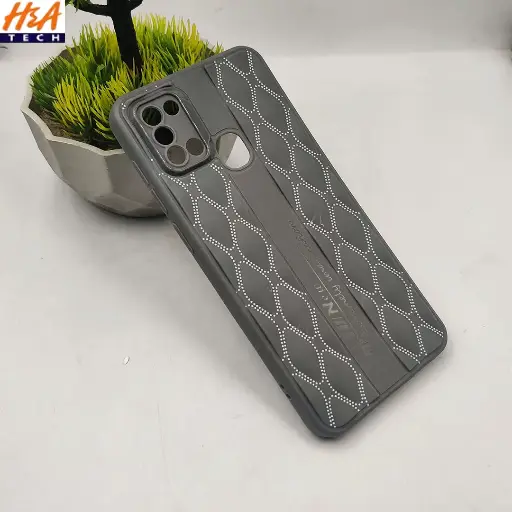 [PO14BSA21S-61-9] Samsung Galaxy A21s Soft Silicone Back Case (Gray) – Slim Flexible Protection