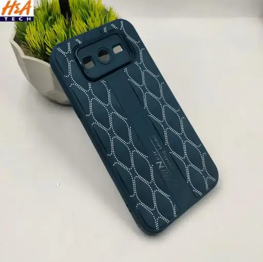 [PO14BSJ7-61-17] Samsung Galaxy J7 New Soft Silicone Back Case (Navy Blue)