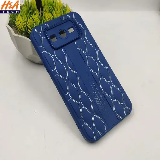 [PO14BSJ7-61-17] Samsung Galaxy J7 New Soft Silicone Back Case (Navy Blue)