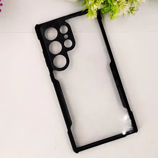 [PO10BSS24U-8-2] Samsung Galaxy S24 Ultra 3D iPaky XUNDO Back Case (Black)