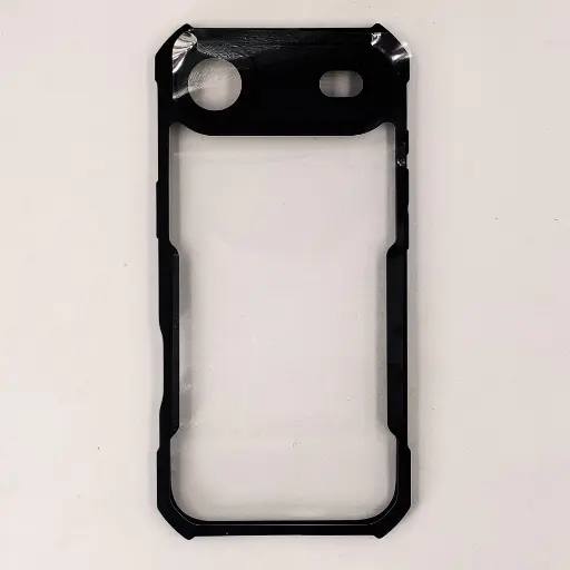 [PO10BIP17AIR-8-2] iPhone 17 Air 3D iPaky XUNDO Back Case (Black)