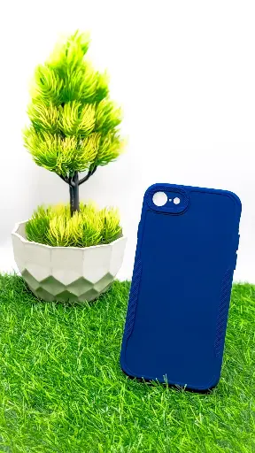 [PO14BIP7G-71-17] iPhone 7|8|SE 2020 Spigen Soft Silicone Back Case (Navy Blue)