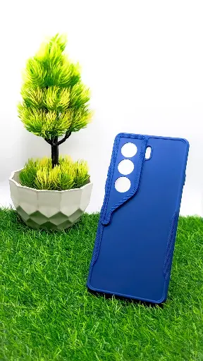 [PO14BTCMN40PR-71-17] Tecno Camon 40 Pro 4G Spigen Soft Silicone Back Case (Navy Blue)