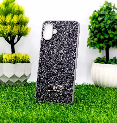 [PO9BSA07-14-9] Samsung Galaxy A07 4G|5G Swarovski Ladies Glam Back Case (Gray)