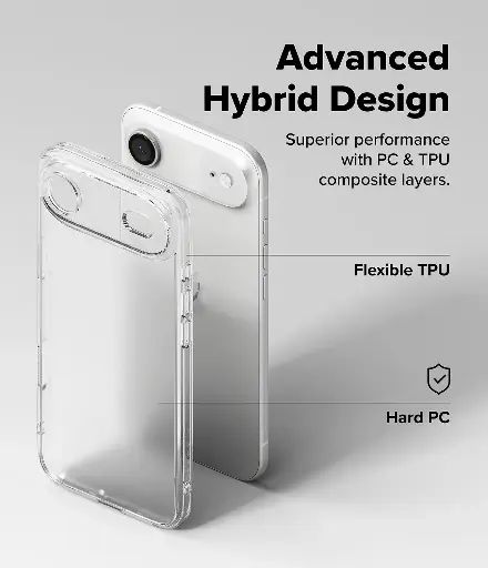 [PO24BIP17AIR-4] iPhone 17 Air Transparent TPU Case – Baseus A+ Slim Clear Cover