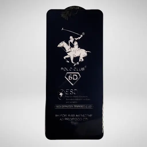 [PL6MI14C-14-2] Redmi 14C|A5|Poco C75 Polo Club 6D Tempered Glass - Superior Screen Protection 