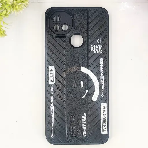 [PO14BIHOT10i-69-2] Infinix Hot 10i|Smart 5 Pro Soft Silicone Kick Case Printed Mobile Back Case (Black)