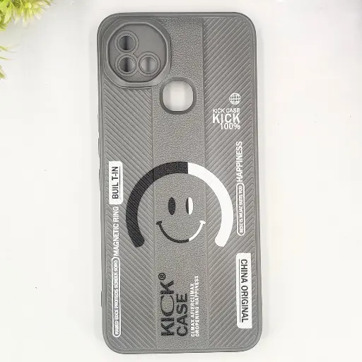 [PO14BIHOT10i-69-9] Infinix Hot 10i|Smart 5 Pro Soft Silicone Kick Case Printed Mobile Back Case (Gray)