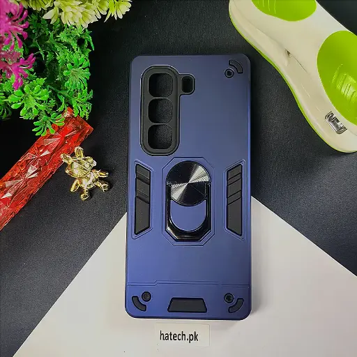 [PO39BIHOT50PRPL-1-3] Infinix Hot 50 Pro Plus 4G Armour Back Case (Blue)