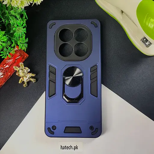 [PO39BMINOT14PR-1-3] Xiaomi Redmi Note 14 Pro 4G Armour Back Case (Blue)