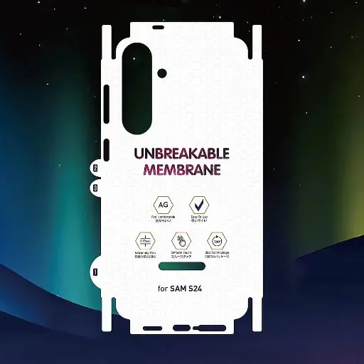 [PL10SS24-3] Samsung S24 Membrane 360 back Sheet - Ultimate Protection for Your Device