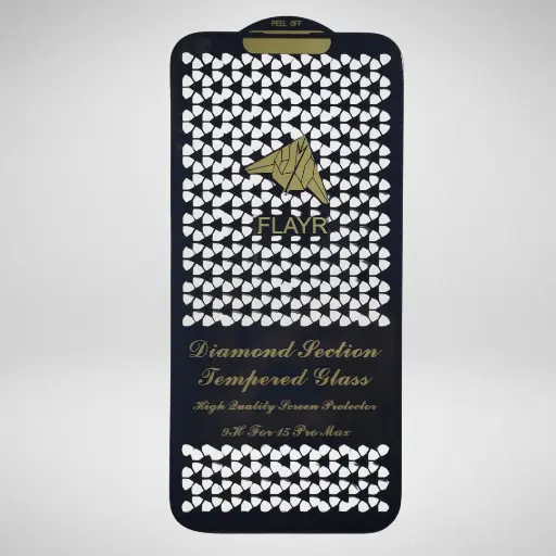 [PL6IP15PMX-5-2] Iphone 15 Pro Max Flayr Temperd Glass