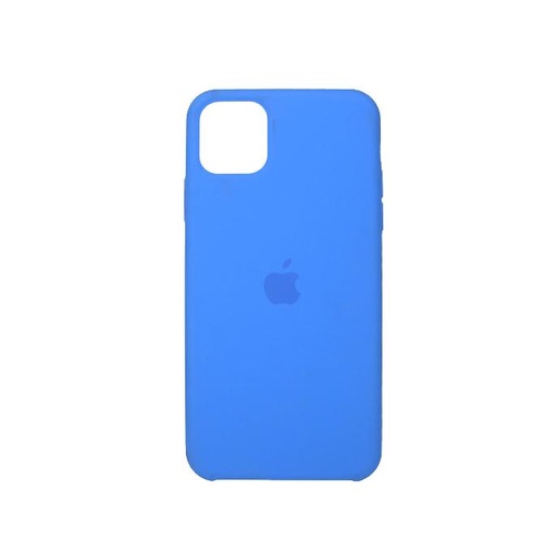 [PO23BIPXIMAX-1-46] iPhone 11 Pro Max Original Official Soft Silky Back Case (Aqua Blue)