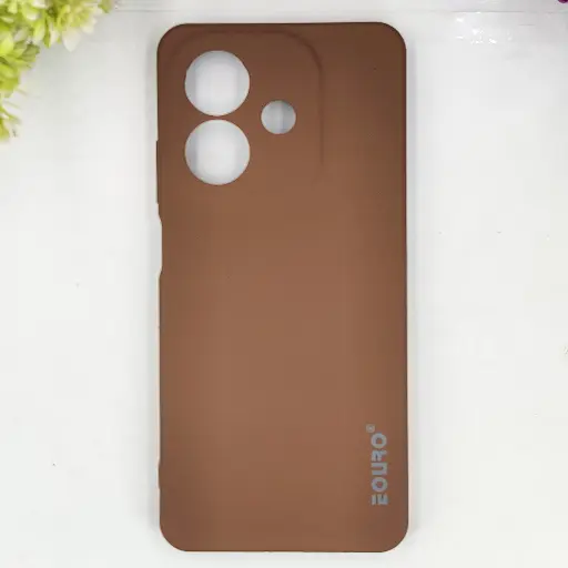 [PO23BOA3X-9-13] Oppo A3|A3x Eouro Official Soft Silky Back Case (Brown)
