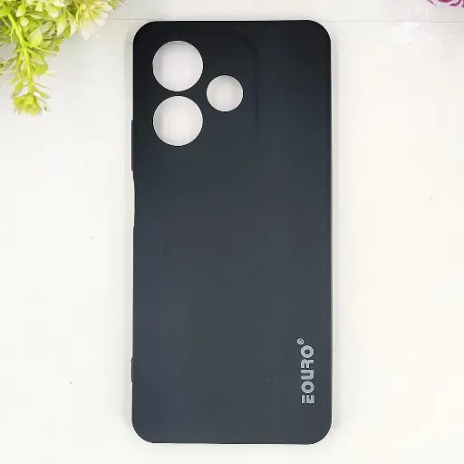 [PO23BOA5PR-9-2] Oppo A5 Pro 4G Eouro Official Soft Silky Back Case (Black) 