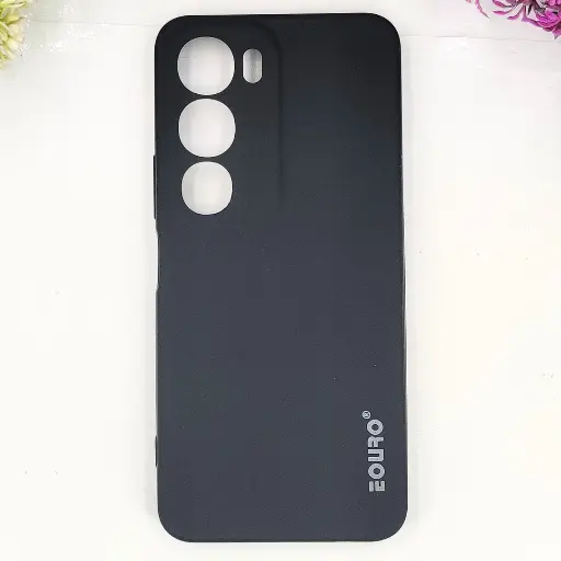 [PO23BVIY19S-9-2]  Vivo Y19S 4G Eouro Official Soft Silky Back Case (Black)